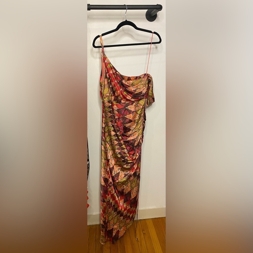 Cinq à Sept Multicolor Asymmetrical Dress - Picture 6 of 7